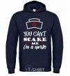 Men`s hoodie I'm a nurse navy-blue фото