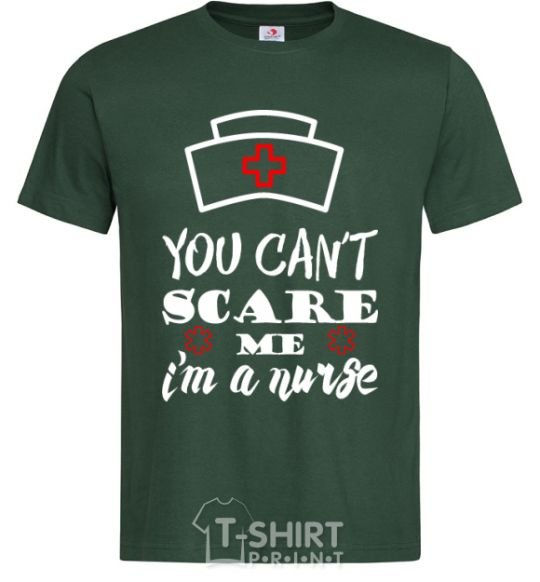 Мужская футболка I'm a nurse Темно-зеленый фото