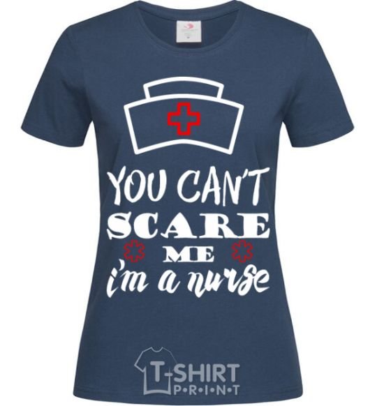 Women's T-shirt I'm a nurse navy-blue фото