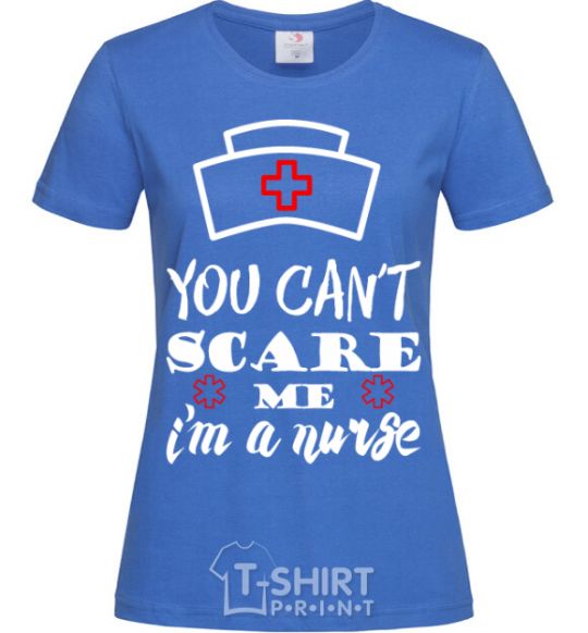 Women's T-shirt I'm a nurse royal-blue фото