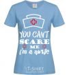 Women's T-shirt I'm a nurse sky-blue фото