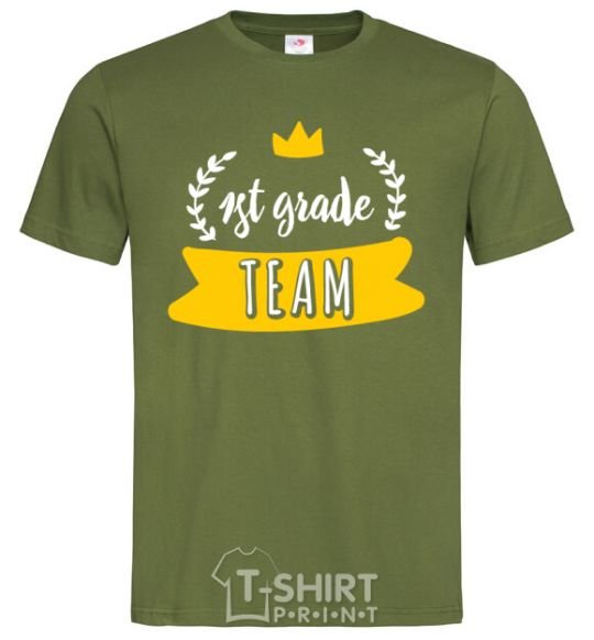 Men's T-Shirt First grade team millennial-khaki фото