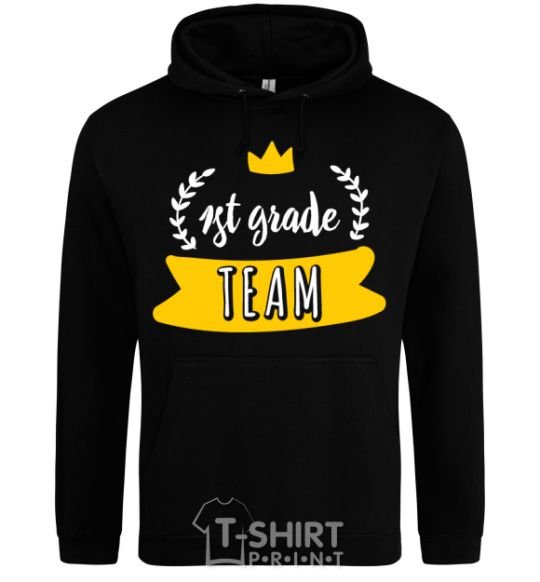 Men`s hoodie First grade team black фото