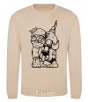 Sweatshirt A zombie with a syringe sand фото