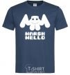 Men's T-Shirt Marshmello sighn navy-blue фото