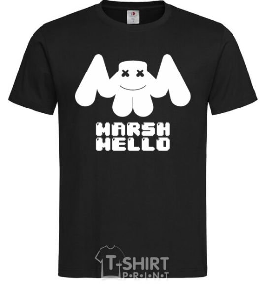 Men's T-Shirt Marshmello sighn black фото