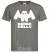 Men's T-Shirt Marshmello sighn dark-grey фото