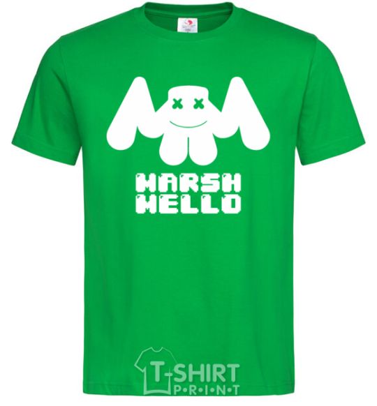 Мужская футболка Marshmello sighn Зеленый фото