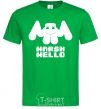 Мужская футболка Marshmello sighn Зеленый фото