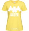 Women's T-shirt Marshmello sighn cornsilk фото