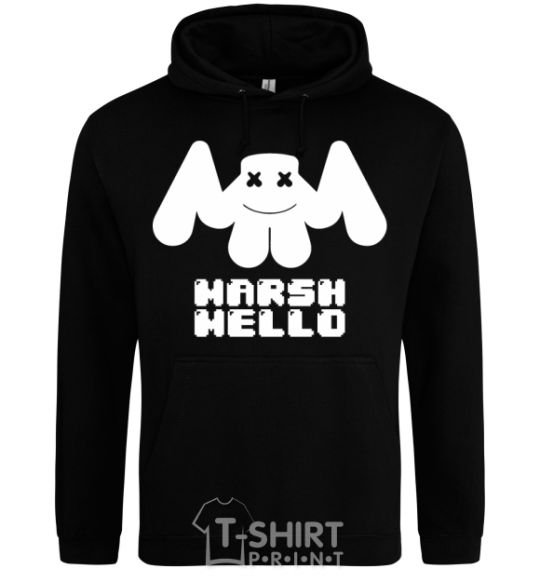 Men`s hoodie Marshmello sighn black фото