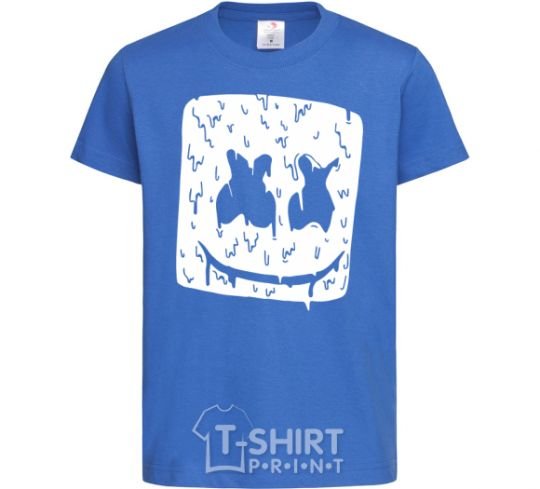 Детская футболка Marshmello hot Ярко-синий фото