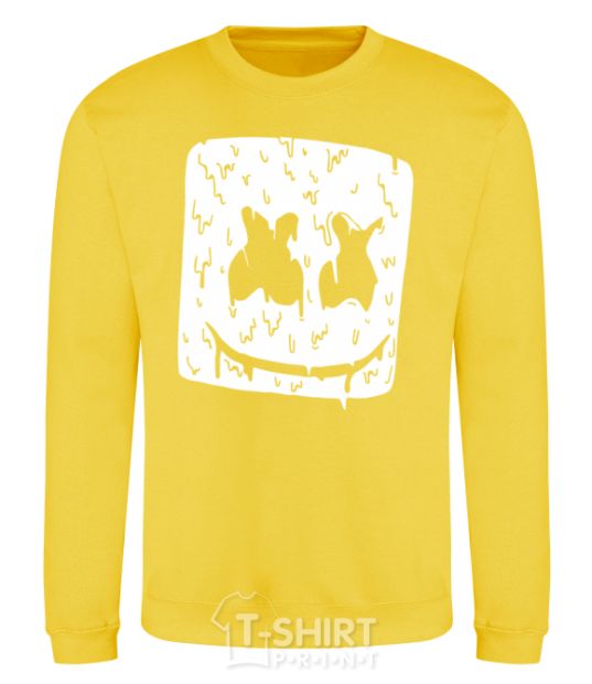 Sweatshirt Marshmello hot yellow фото