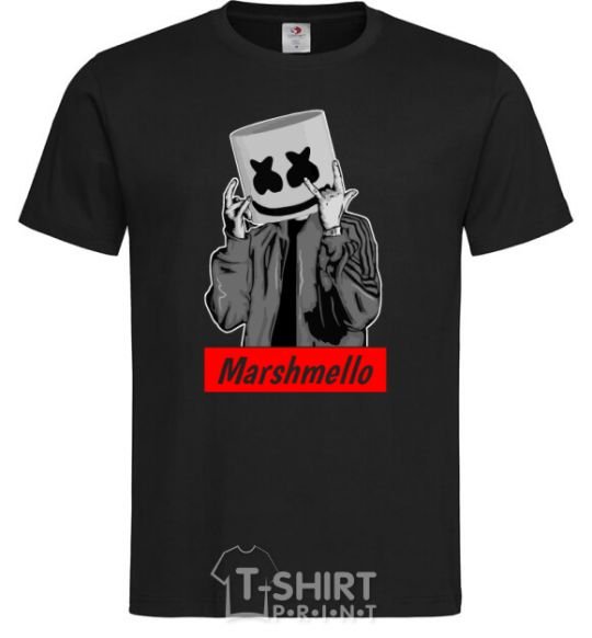 Мужская футболка Marshmello cool Черный фото