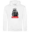 Men`s hoodie Marshmello cool White фото