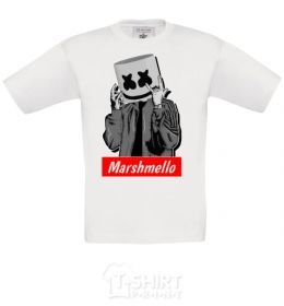 Kids T-shirt Marshmello cool White фото
