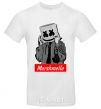 Мужская футболка Marshmello cool Белый фото