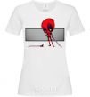 Women's T-shirt Deadpool hand White фото