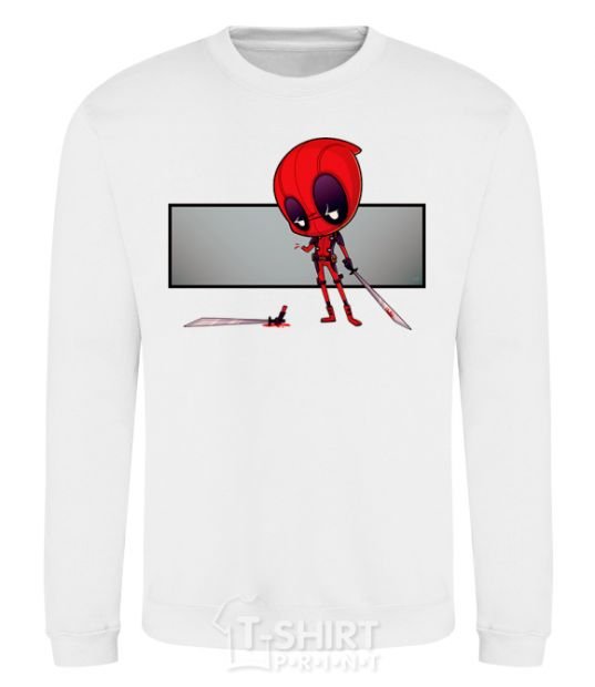 Sweatshirt Deadpool hand White фото