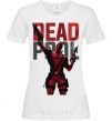 Women's T-shirt Deadpool and guns White фото