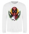 Sweatshirt Cool Deadpool White фото
