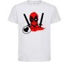 Kids T-shirt Deadpool's love White фото