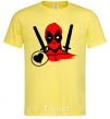 Men's T-Shirt Deadpool's love cornsilk фото