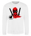 Sweatshirt Deadpool's love White фото