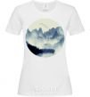 Women's T-shirt Beautiful view White фото