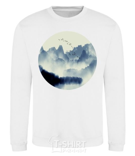 Sweatshirt Beautiful view White фото