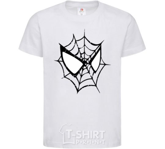 Kids T-shirt Spider man mask White фото