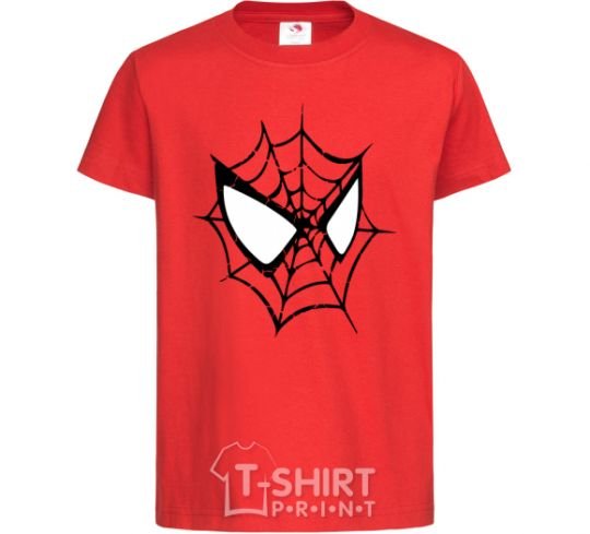 Kids T-shirt Spider man mask red фото