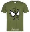 Men's T-Shirt Spider man mask millennial-khaki фото