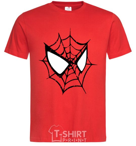 Men's T-Shirt Spider man mask red фото