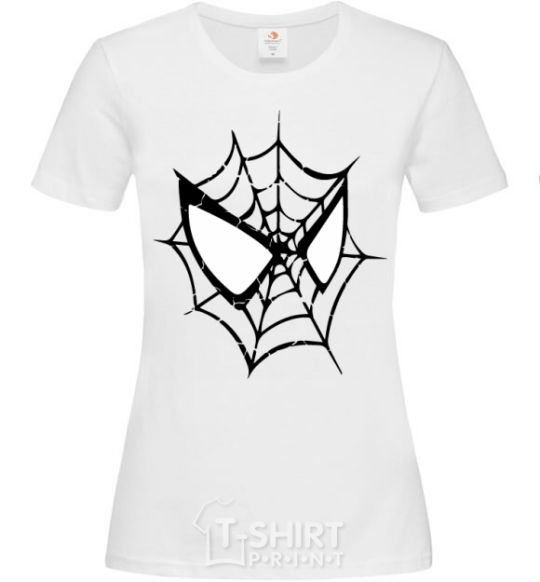 Women's T-shirt Spider man mask White фото