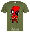 Men's T-Shirt Deadpool with swords millennial-khaki фото