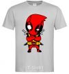 Men's T-Shirt Deadpool with swords grey фото