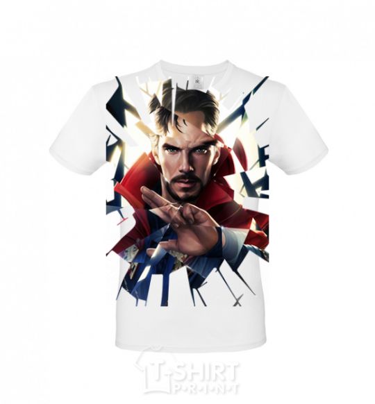 Men's T-Shirt Dr. Strange glass White фото