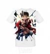 Men's T-Shirt Dr. Strange glass White фото