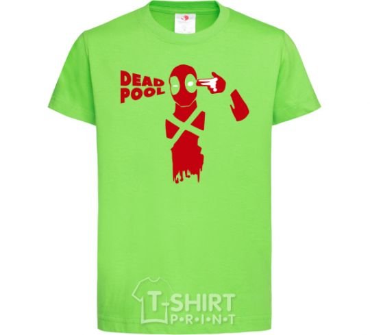 Детская футболка Deadpool shot Лаймовый фото