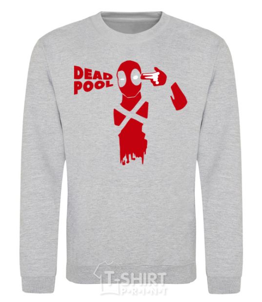 Sweatshirt Deadpool shot sport-grey фото