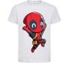 Kids T-shirt Happy deadpool White фото