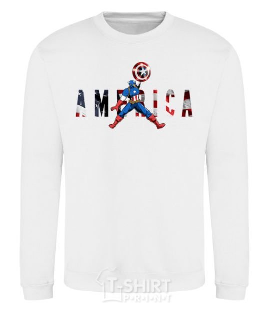 Sweatshirt America Captain White фото