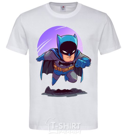 Men's T-Shirt Batman print White фото