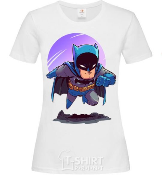 Women's T-shirt Batman print White фото