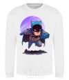 Sweatshirt Batman print White фото