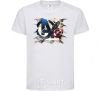 Kids T-shirt Captain America Avengers White фото