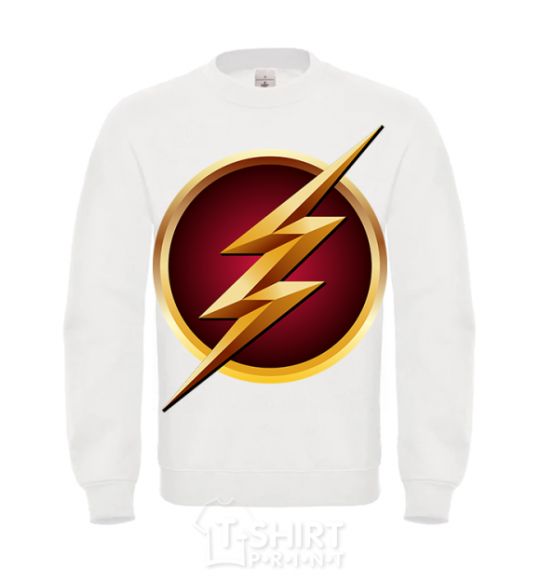 Sweatshirt Logo Flash White фото