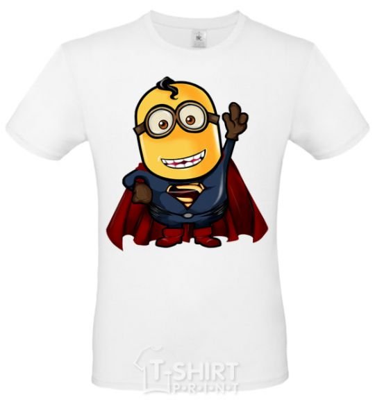 Men's T-Shirt Super Minion White фото