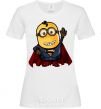 Women's T-shirt Super Minion White фото